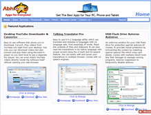 Tablet Screenshot of abhisoft.net